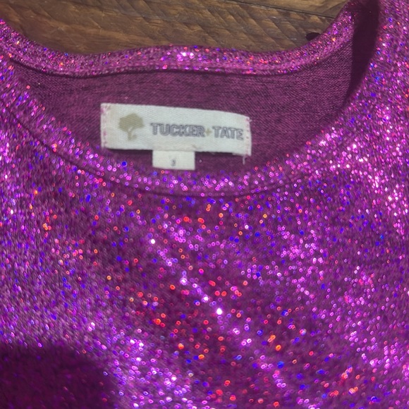 Toddler 3t party dress Tucker and Tate pink holographic - Picture 3 of 5
